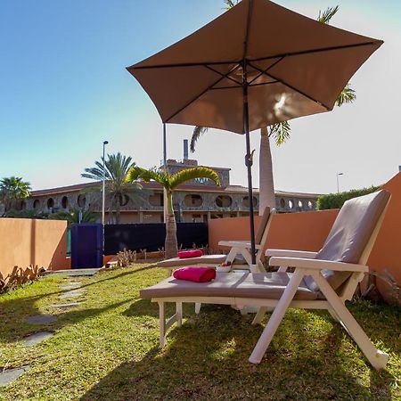 Duplex Meloneras With Free Wifi And Private Garden Exterior foto