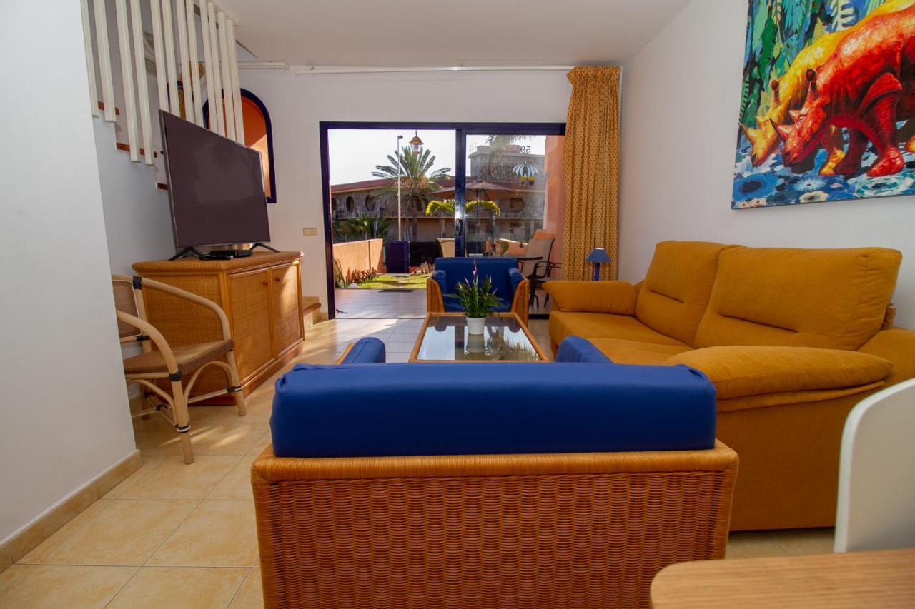 Duplex Meloneras With Free Wifi And Private Garden Exterior foto