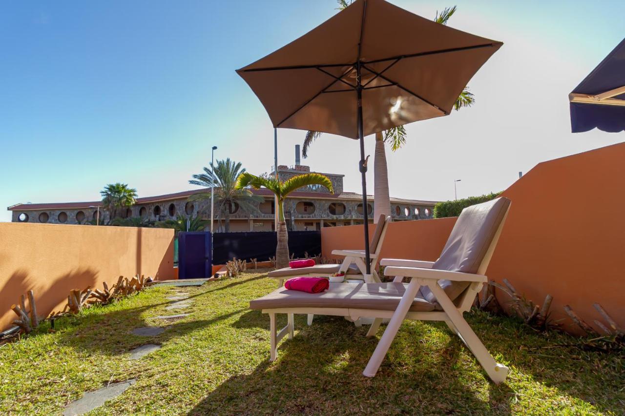 Duplex Meloneras With Free Wifi And Private Garden Exterior foto
