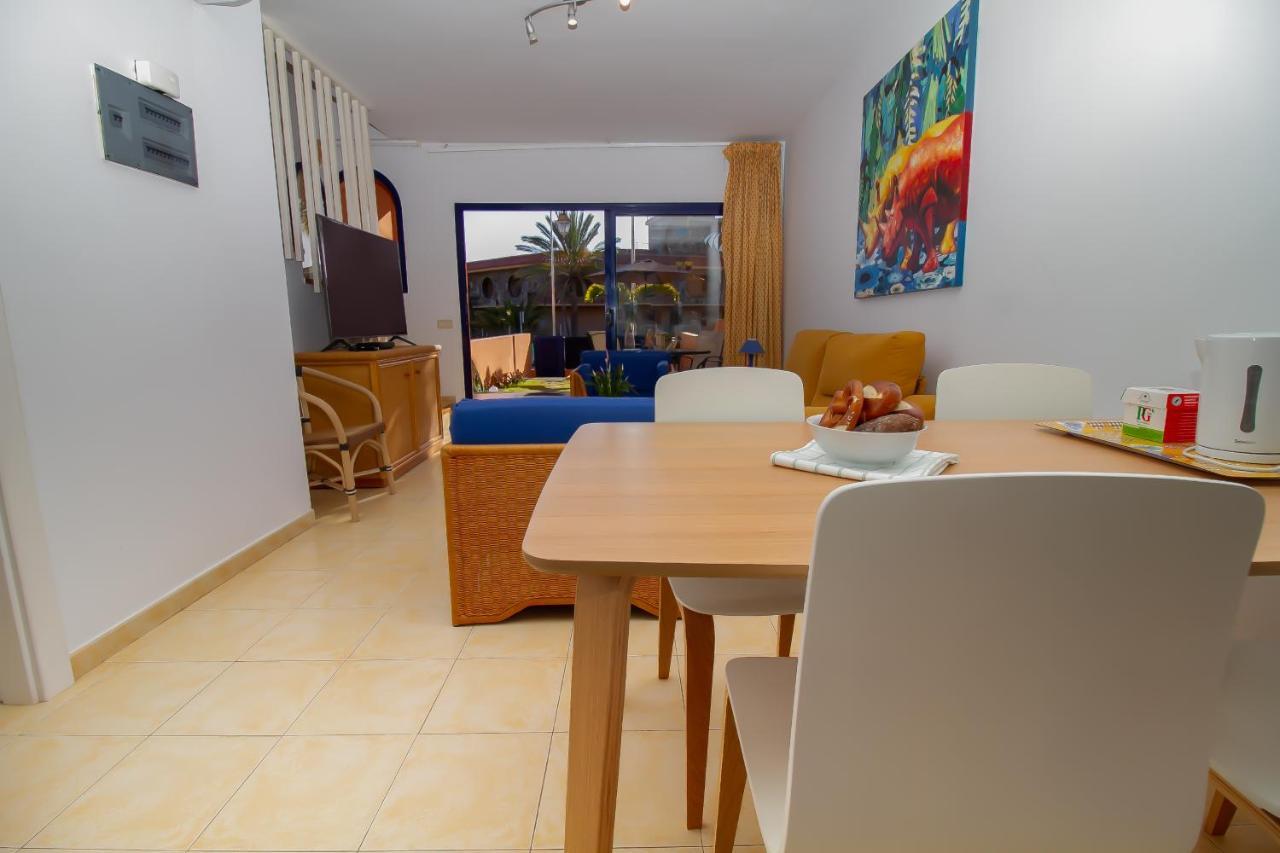Duplex Meloneras With Free Wifi And Private Garden Exterior foto