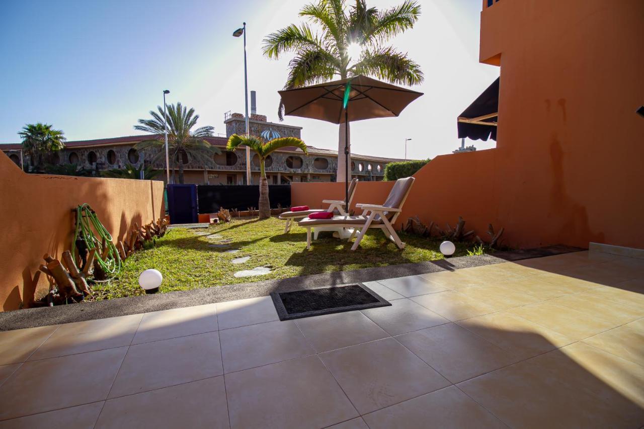 Duplex Meloneras With Free Wifi And Private Garden Exterior foto