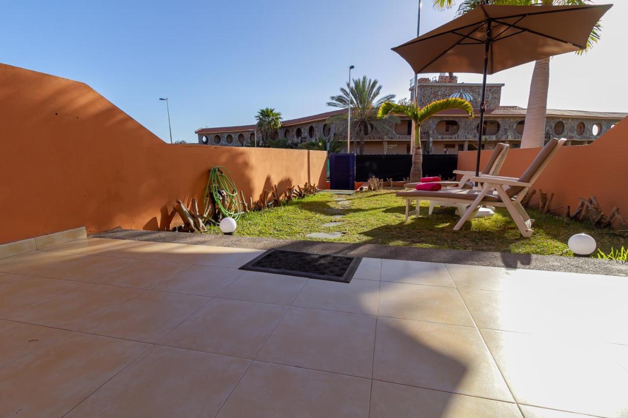 Duplex Meloneras With Free Wifi And Private Garden Exterior foto